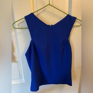 Blue crop top